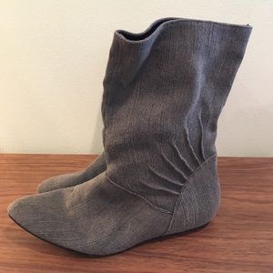 Grey boots from urban outfitters - size 8.5